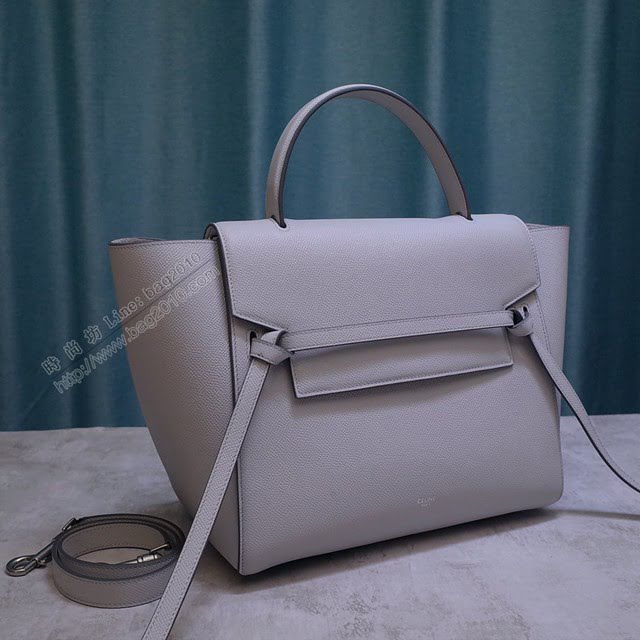 Celine女包 賽琳掌紋牛皮大號手提包 Celine belt bag鯰魚包 189103  slyd2029